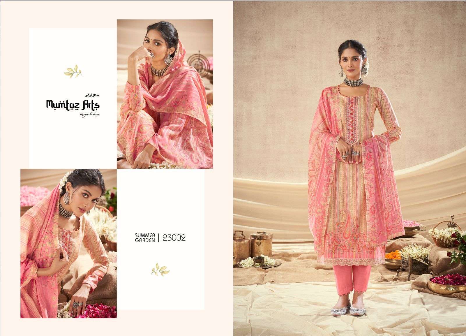 summer garden by mumtaz arts indian designer salwar suits catalogue collection 2023 