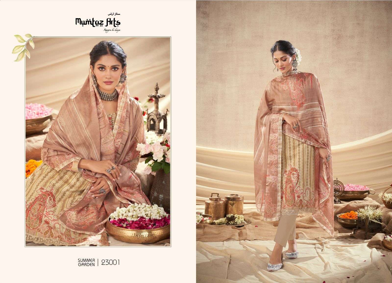 summer garden by mumtaz arts indian designer salwar suits catalogue collection 2023 