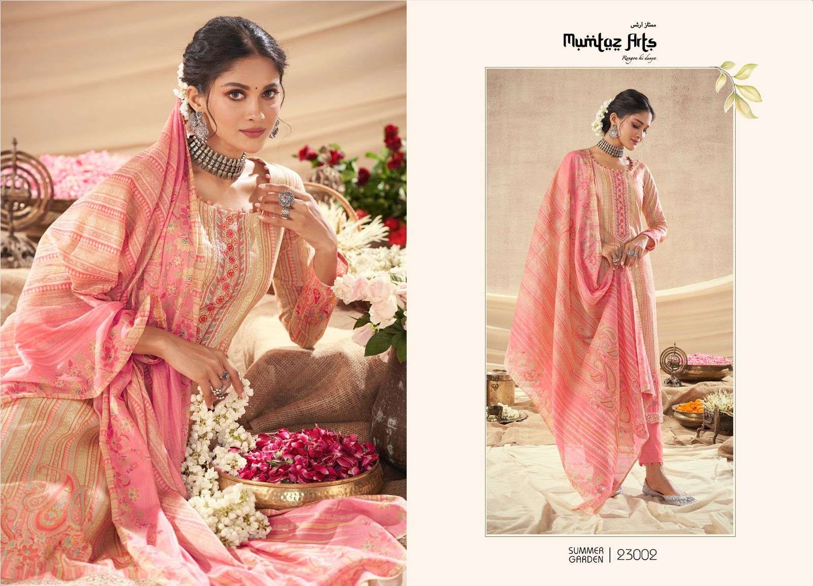 summer garden by mumtaz arts indian designer salwar suits catalogue collection 2023 