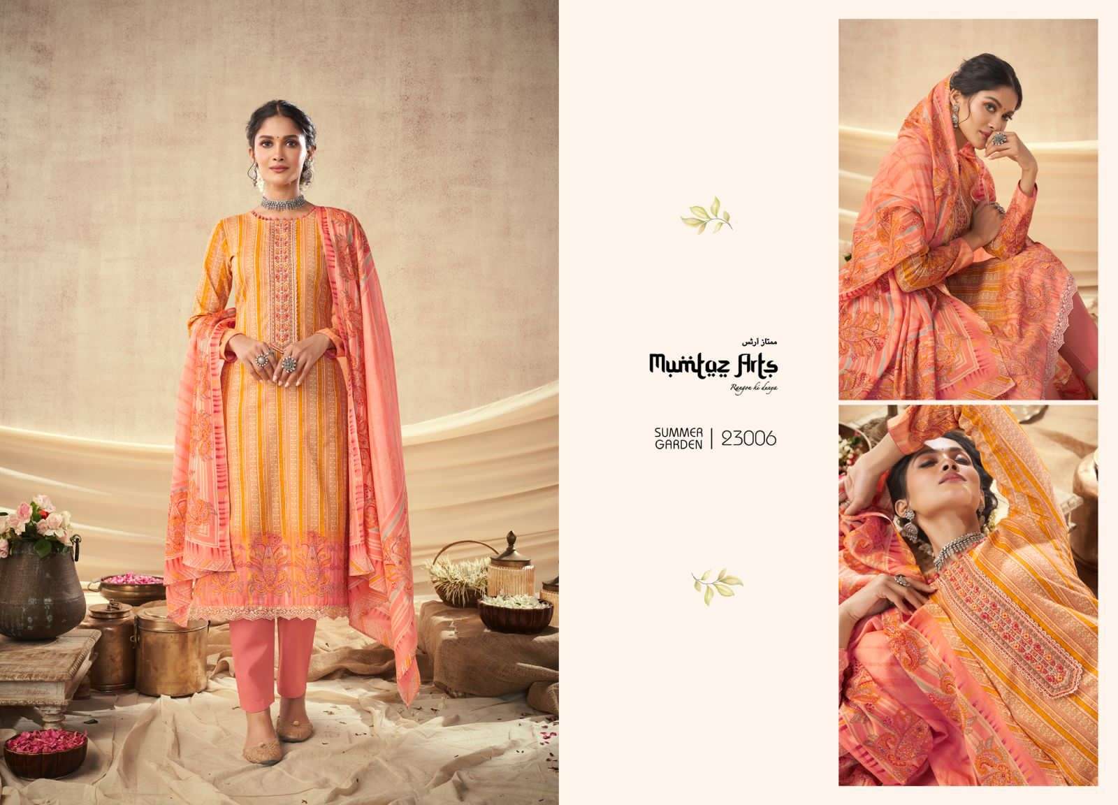 summer garden by mumtaz arts indian designer salwar suits catalogue collection 2023 
