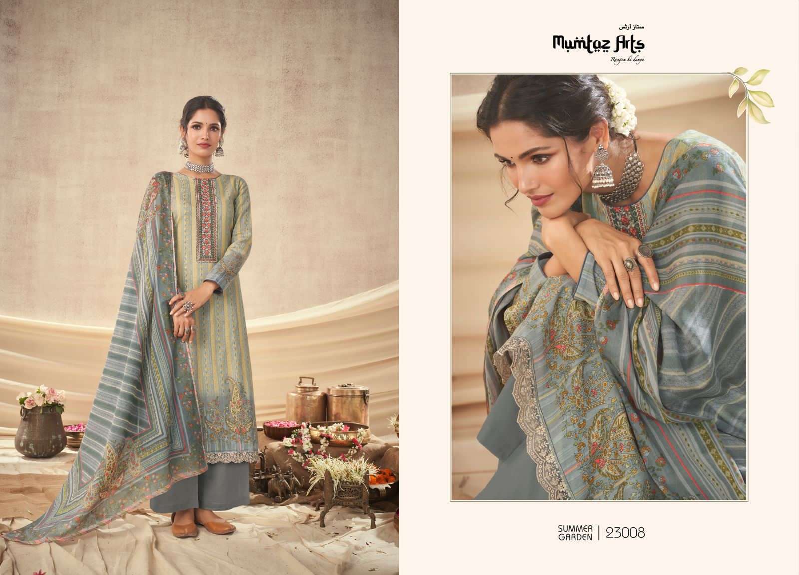 summer garden by mumtaz arts indian designer salwar suits catalogue collection 2023 