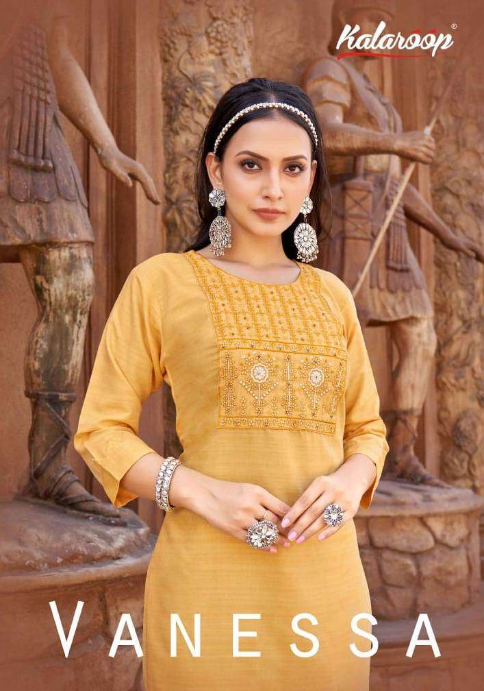 vanessa by kalaroop trendy designer top bottom catalogue wholesale price surat
