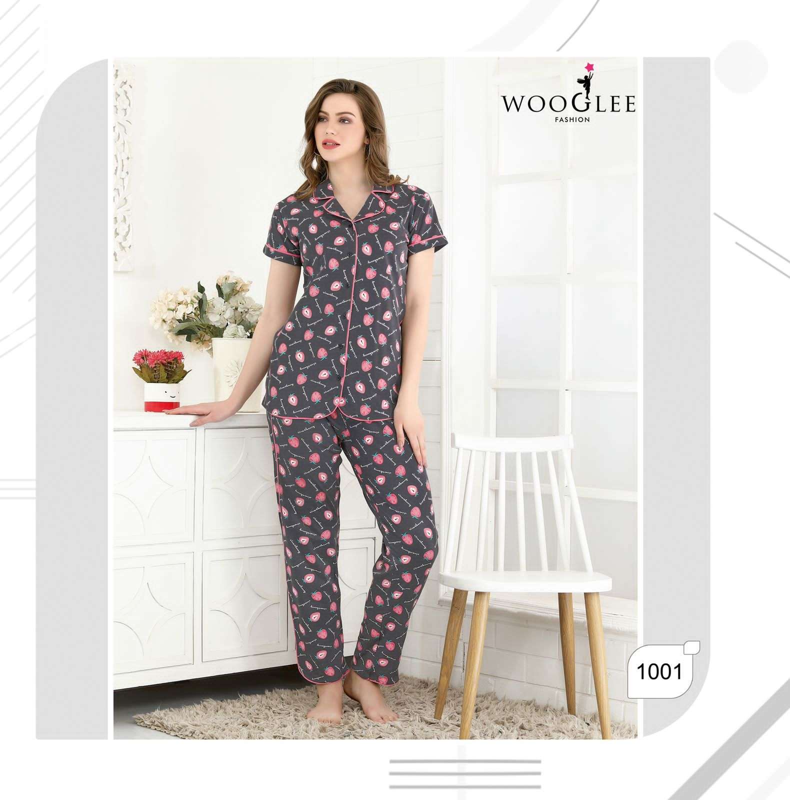 night out vol-3 by wooglee fashion fancy designer night wear dress latest catalogue surat