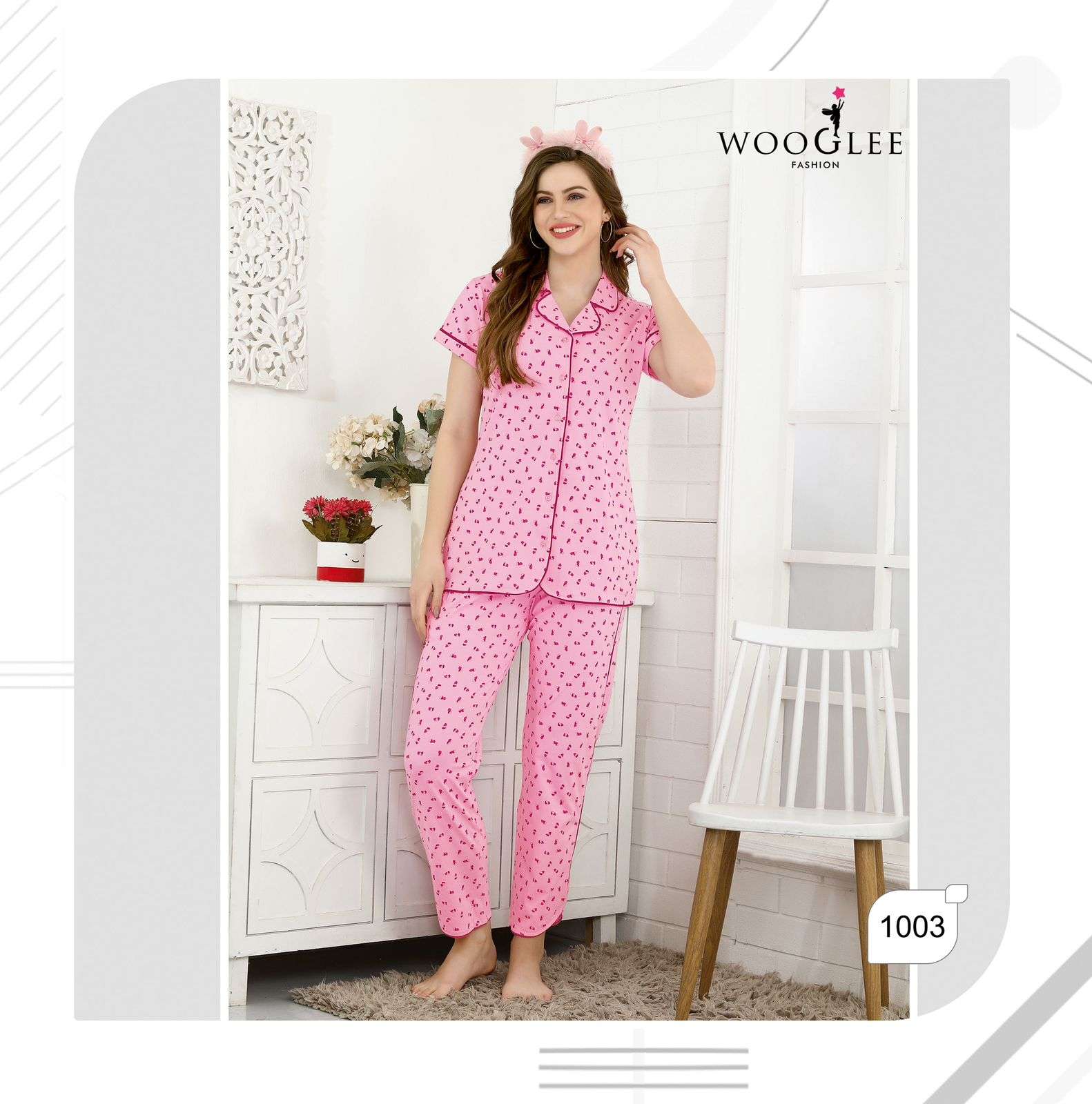 night out vol-3 by wooglee fashion fancy designer night wear dress latest catalogue surat