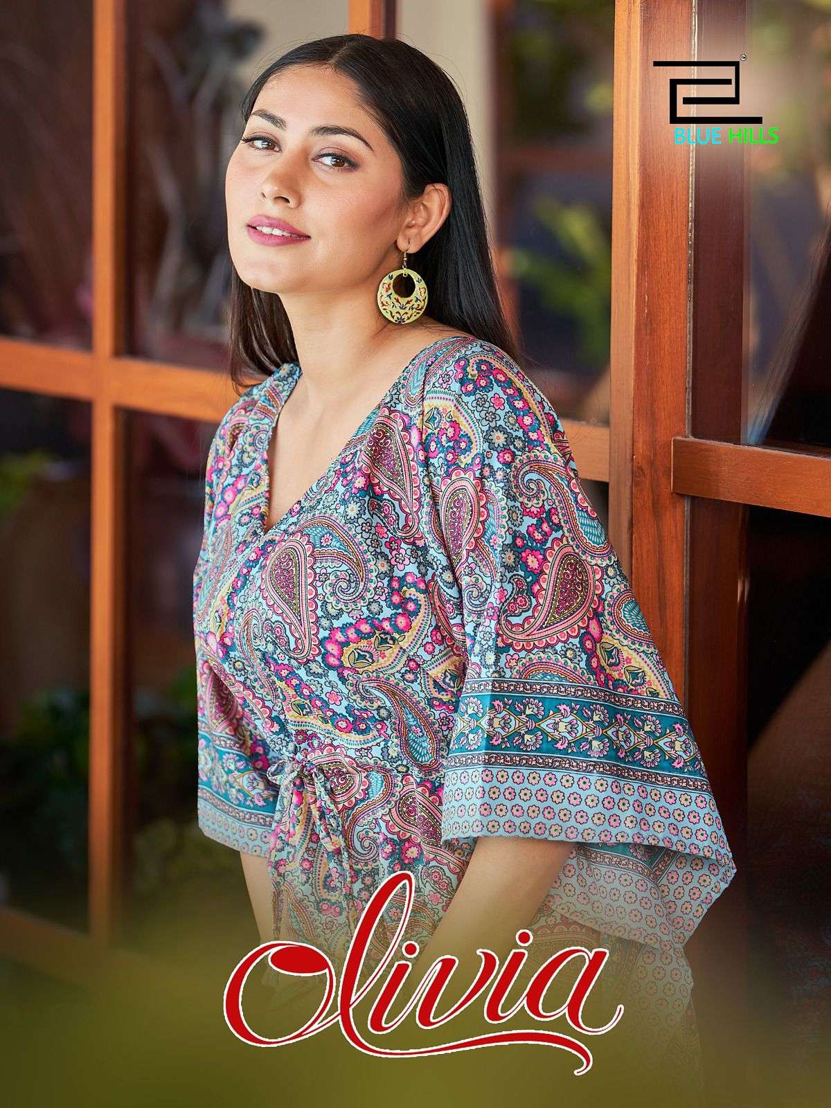 olivia by bluehills trendy look designer top bottom cord set catalogue design 2023