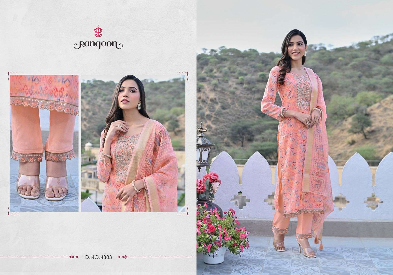 rangoon nandi naveli 4181-4184 series designer stich linen salwar kameez catalogue set to set rate wholesaler 