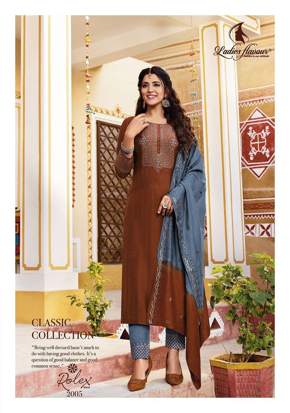 rolex vol 2 by ladies flavour stylish designer kurtis catalogue wholesale price surat