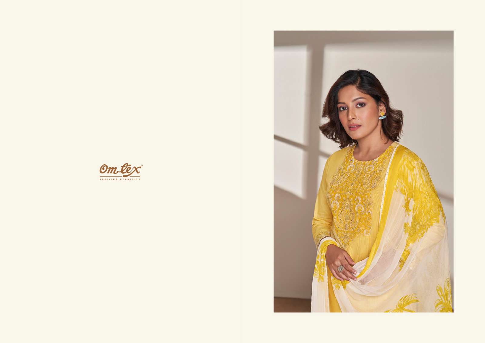 saisha by om tex stylish look designer top bottom with dupatta catalogue wholesale price surat 