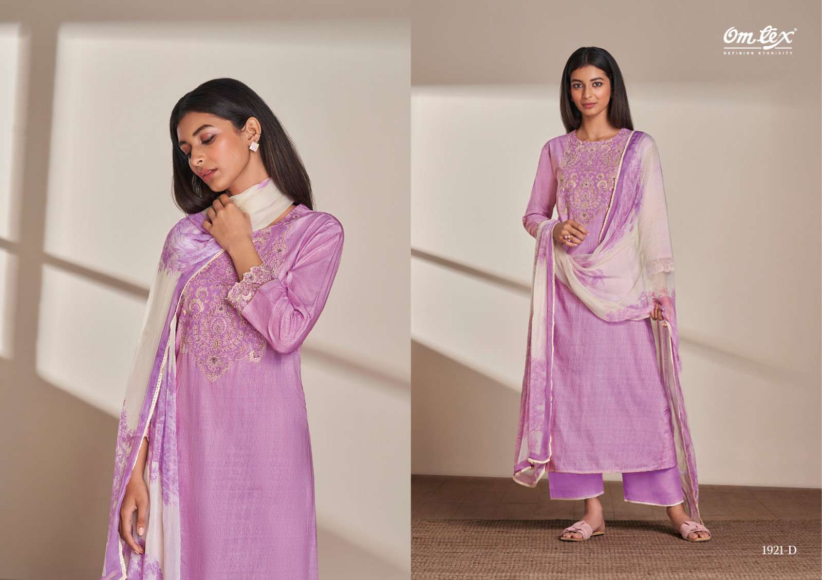 saisha by om tex stylish look designer top bottom with dupatta catalogue wholesale price surat 