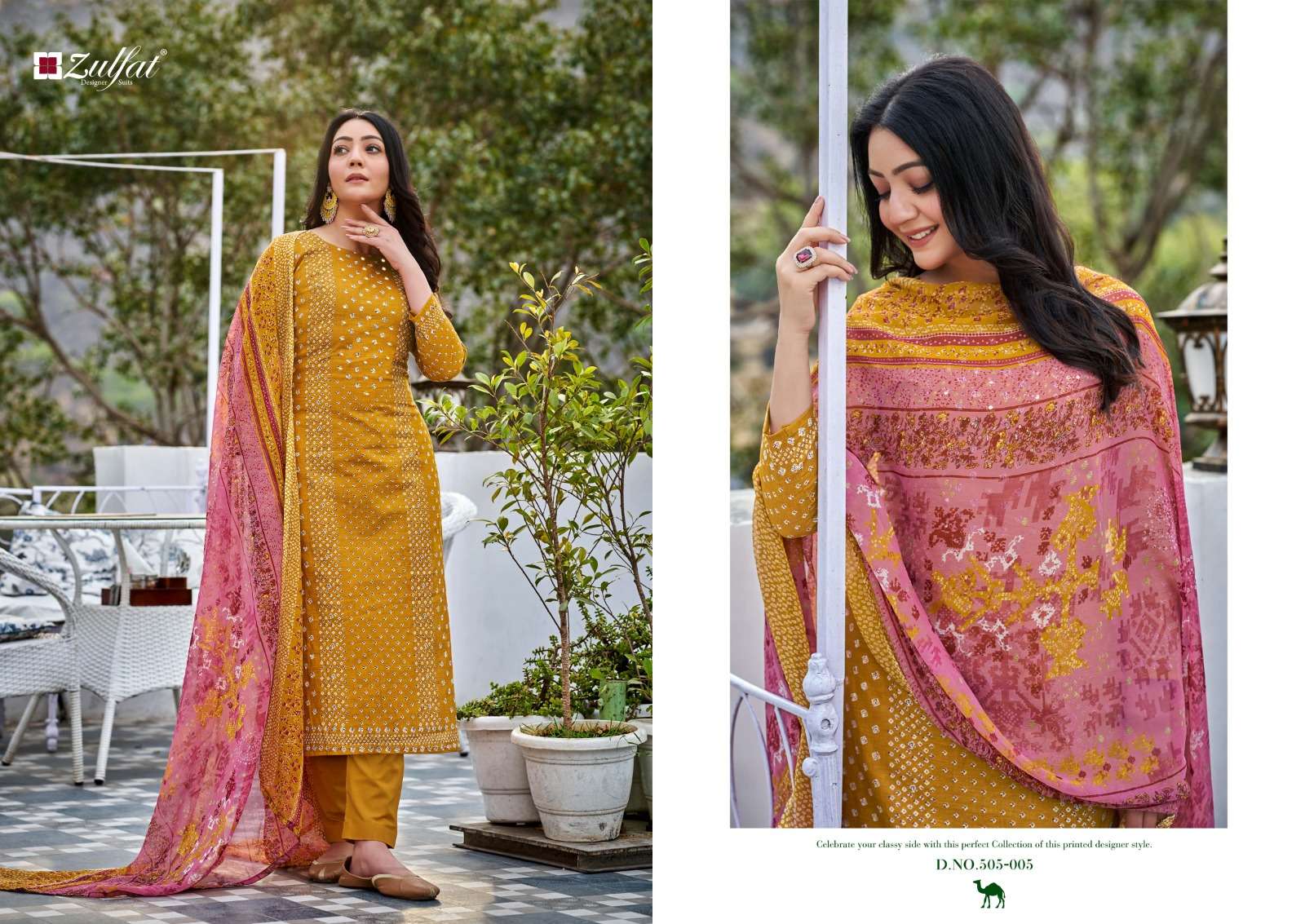 tamanna vol-2 by zulfat designer suits trendy designer premium cotton catalogue collection 2023 