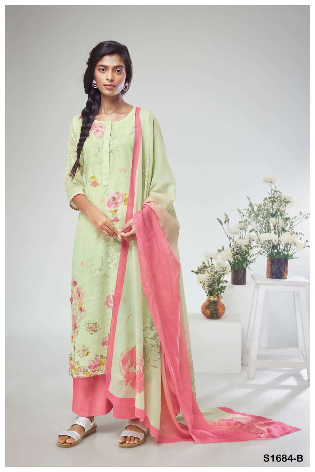 warhi 1684 series by ganga exclusive designer dress material catalogue latest collection 2023 