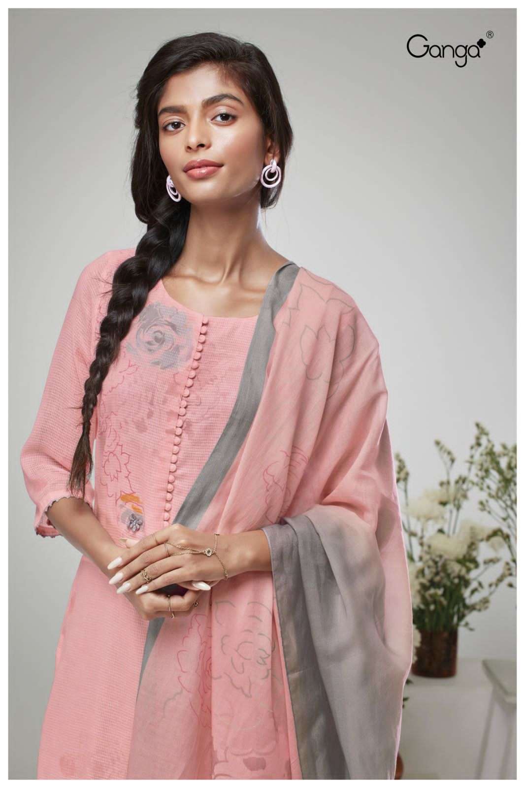 Ganga Present Nimma 430 Premium Cotton Dress Material Collection Wholesaler