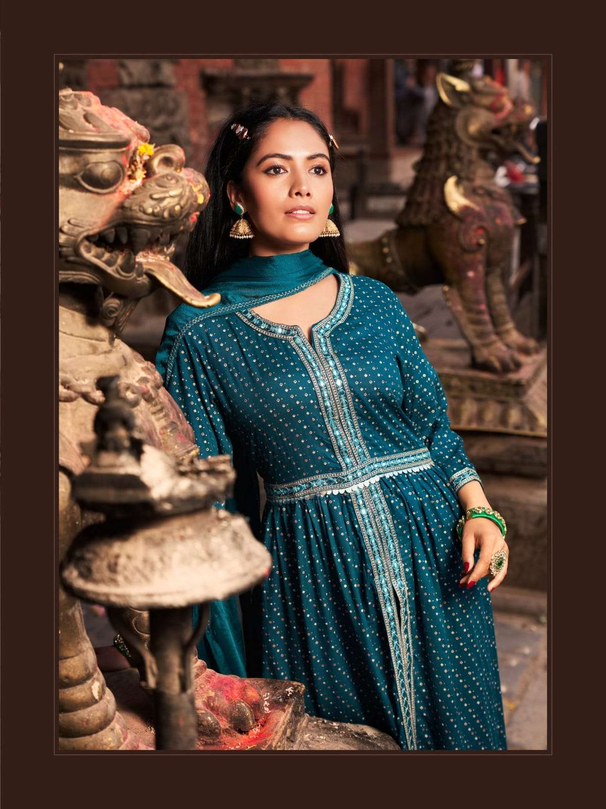 biba by wanna alia cut kurti with pant and dupatta catalogue online supplier surat