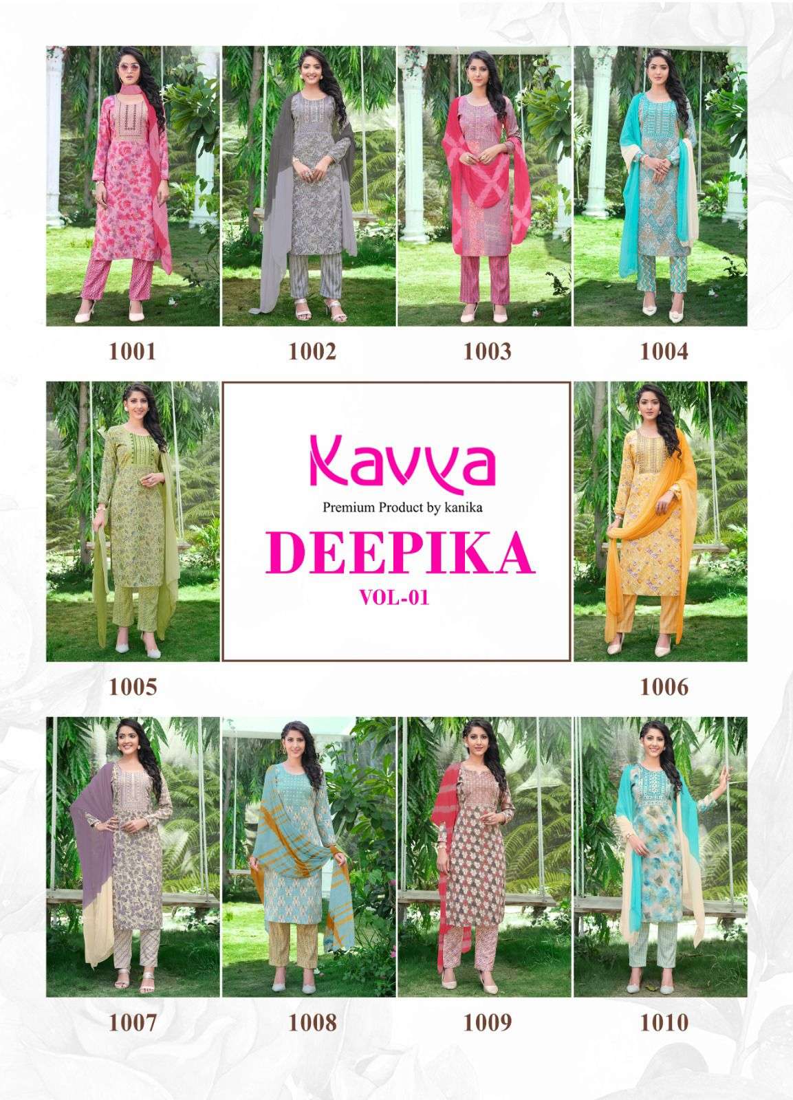 deepika vol-1 by kavya indian designer salwar suits catalogue collection 2023