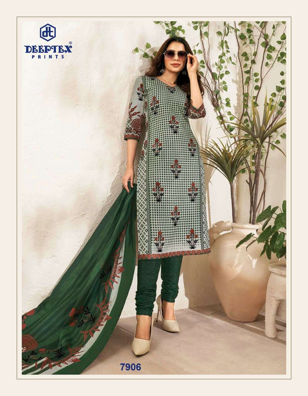 deeptex miss india vol-79 7901-7926 series fancy designer dress material catalogue wholesale collection surat
