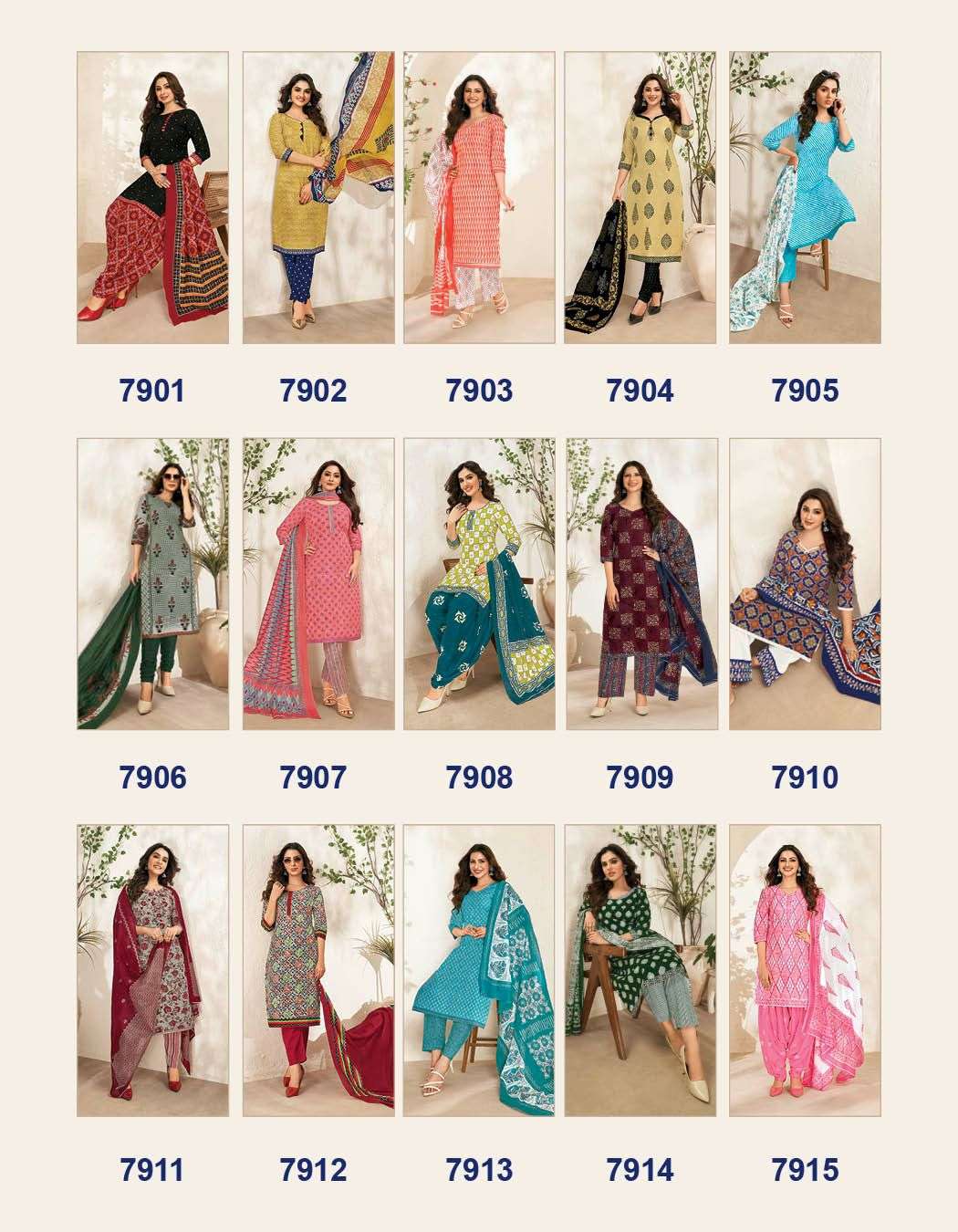 deeptex miss india vol-79 7901-7926 series fancy designer dress material catalogue wholesale collection surat