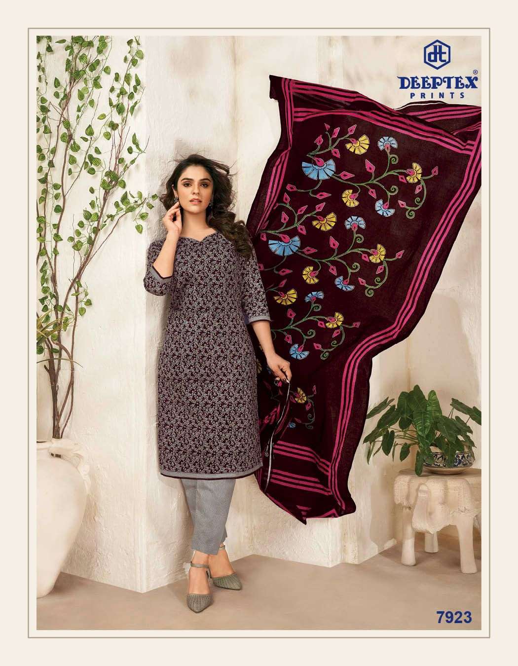 Fancy designer dress materials hot sale