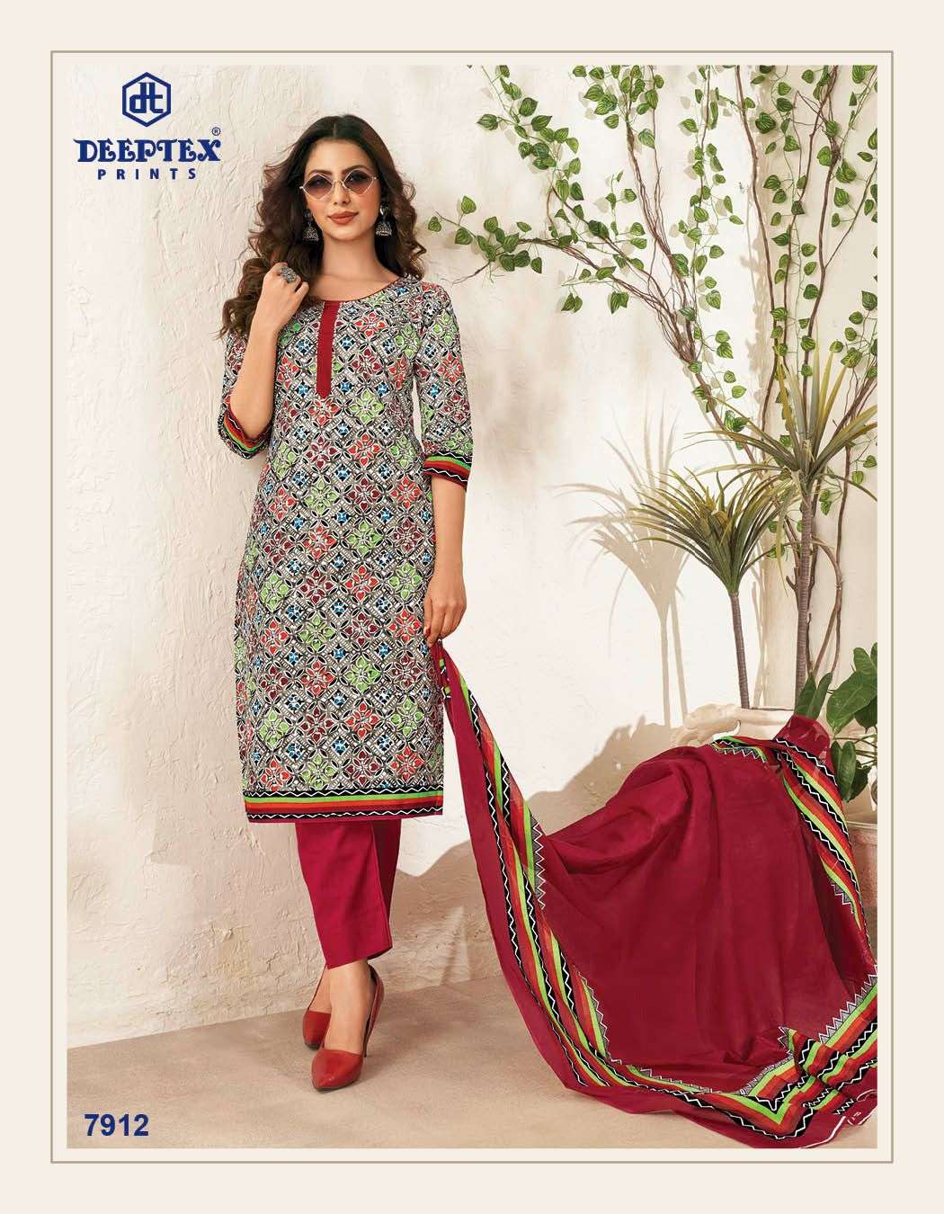 deeptex miss india vol-79 7901-7926 series fancy designer dress material catalogue wholesale collection surat