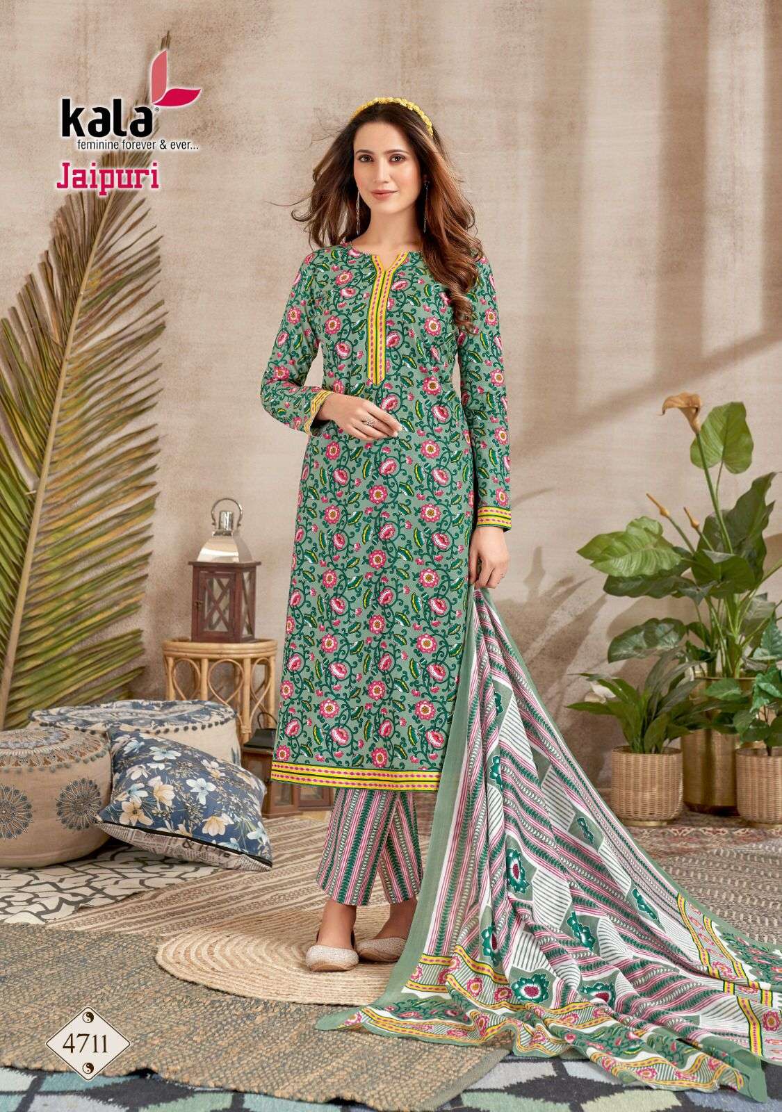 jaipuri vol-2 by tarika creation pure cotton designer salwar suits catalogue wholesale price surat
