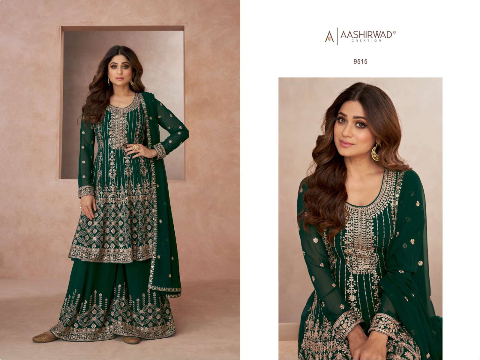 lajjo by aashirwad creation party wear designer dress catalogue