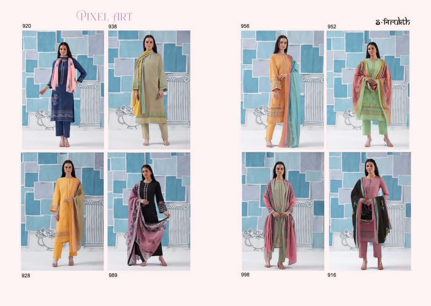 pixel art by s-nirukth indian designer salwar kameez catalogue wholesale price surat