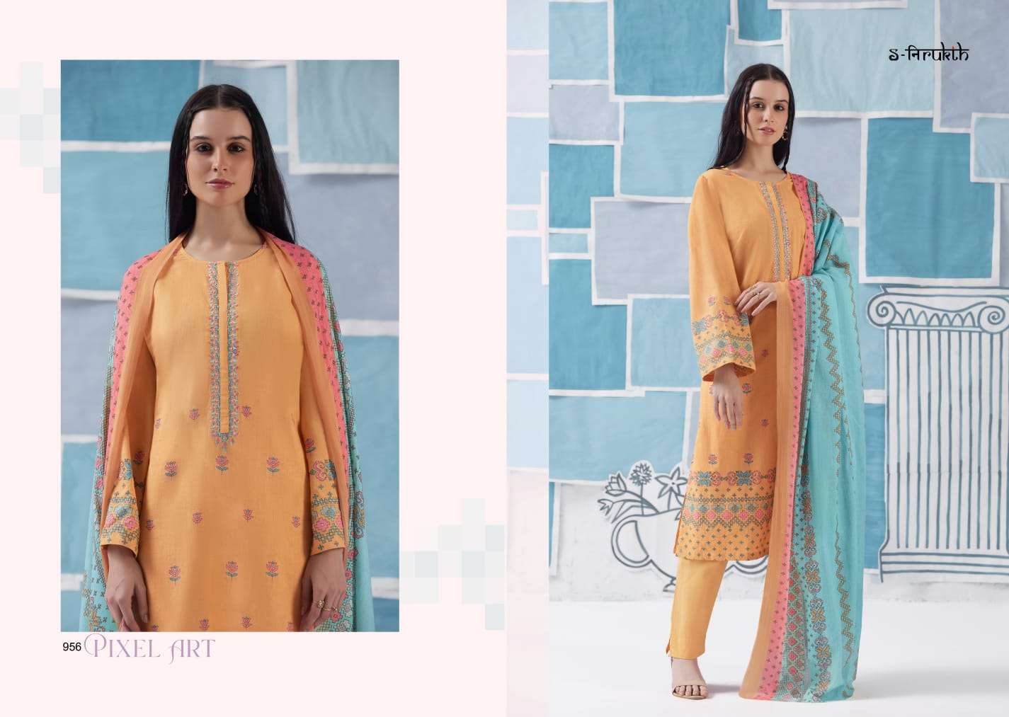 pixel art by s-nirukth indian designer salwar kameez catalogue wholesale price surat