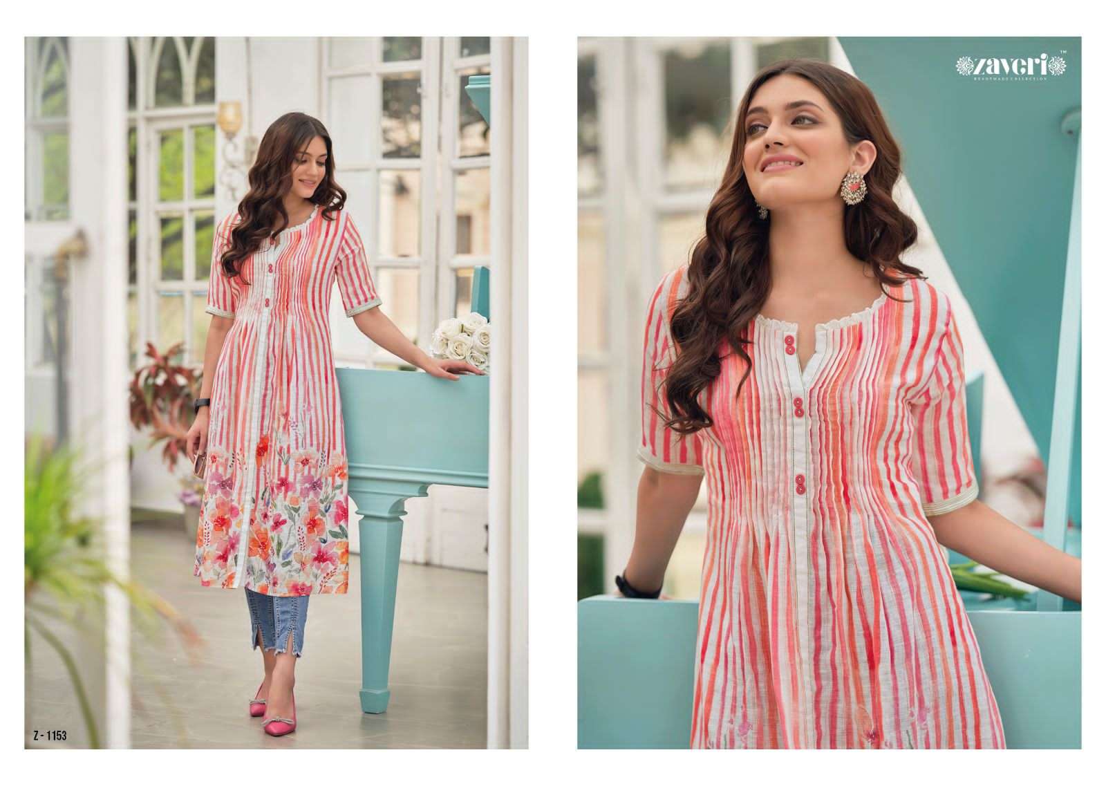 Deeptex Queen India-2 Cotton Kurti with Pant Collection wholesaler