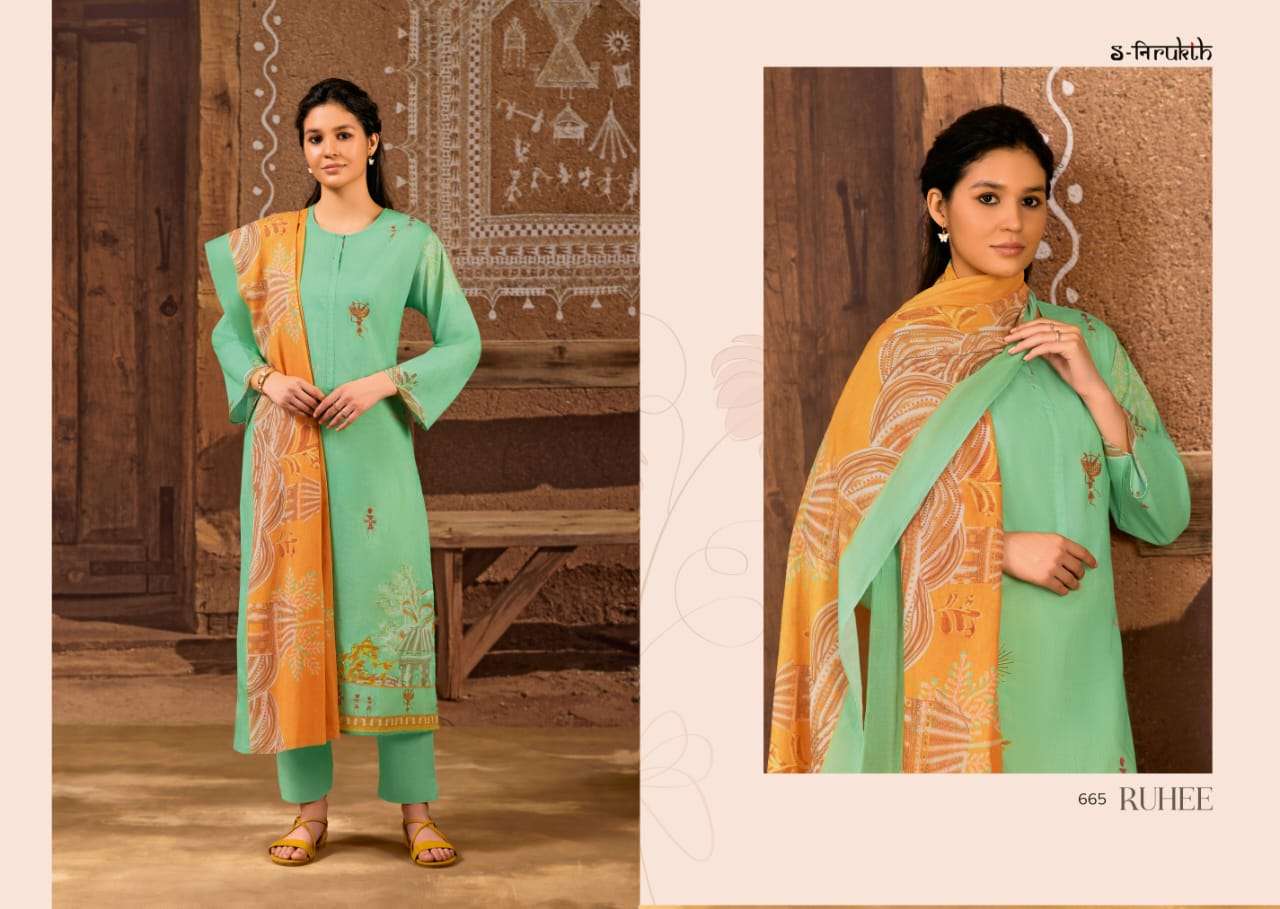 ruhee by s-nirukth cotton designer salwar suits catalogue wholesale price surat