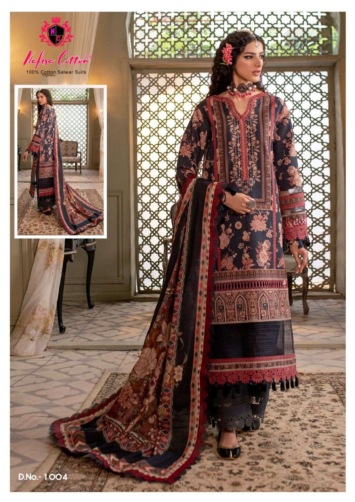 Nafisa Cotton Safina Karachi Suits Vol 2 Low Range Suits At Wholesale