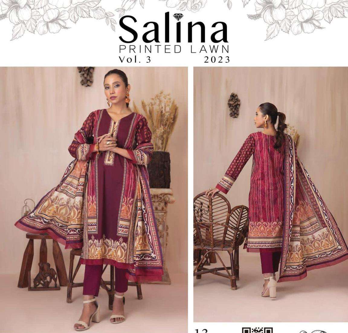 salina vol-3 by regalia textiles fancy designer pakistani salwar suits catalogue wholesale price surat 