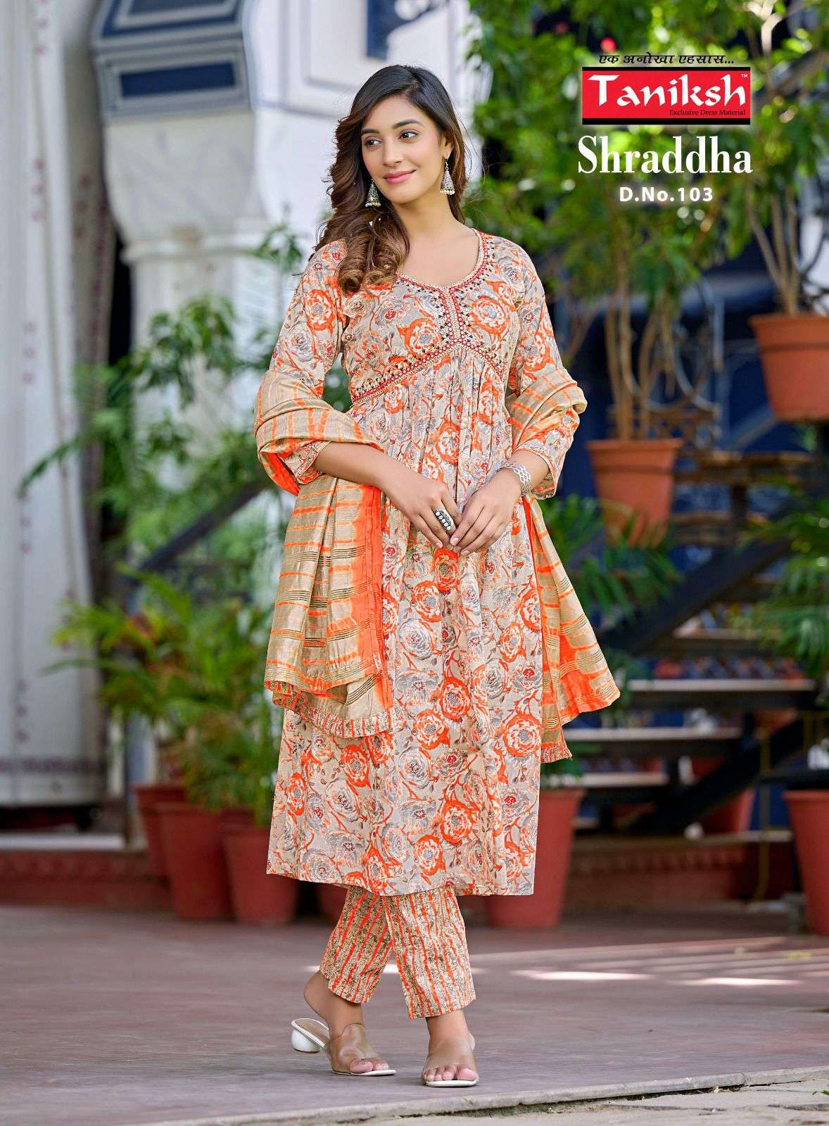 shraddha by taniksh latest designer readymade designer salwar suits catalogue design 2023