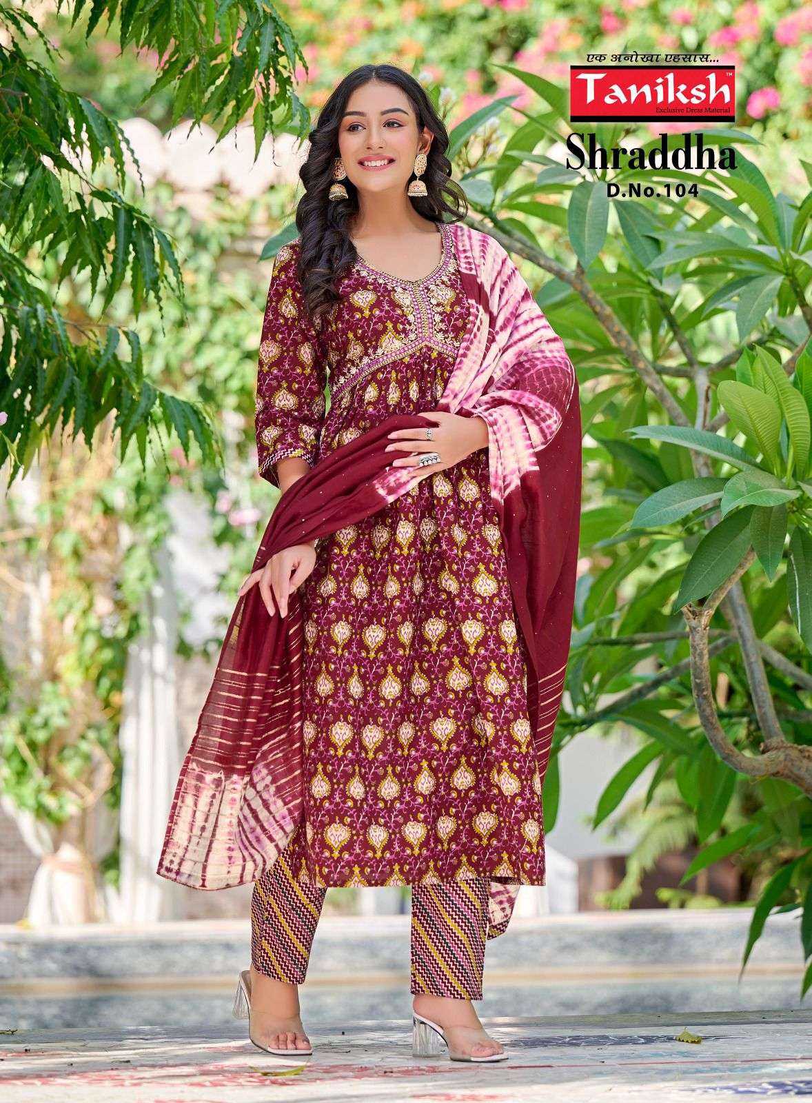 shraddha by taniksh latest designer readymade designer salwar suits catalogue design 2023