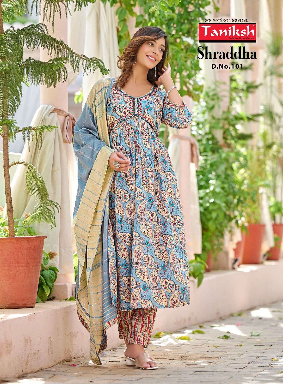 shraddha by taniksh latest designer readymade designer salwar suits catalogue design 2023