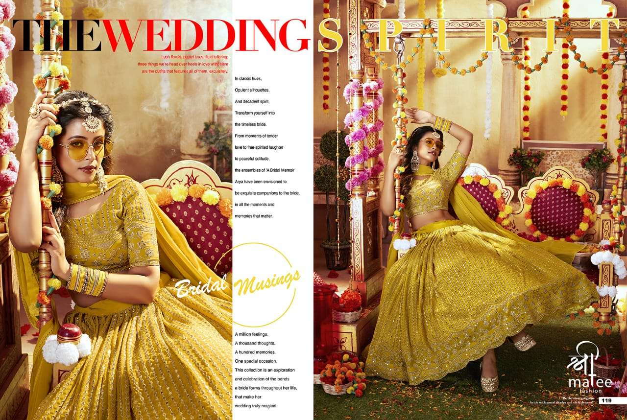 shreematee anaya 117-120 series function special designer lehenga catalogue online price surat