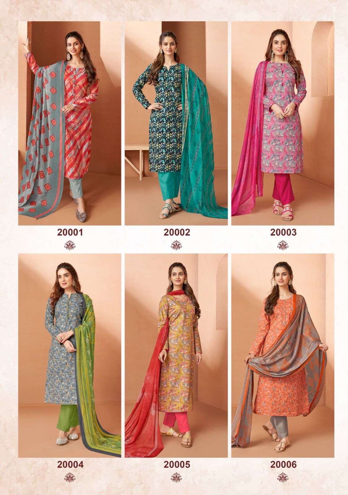 Suryajyoti designer clearance cotton salwar suits