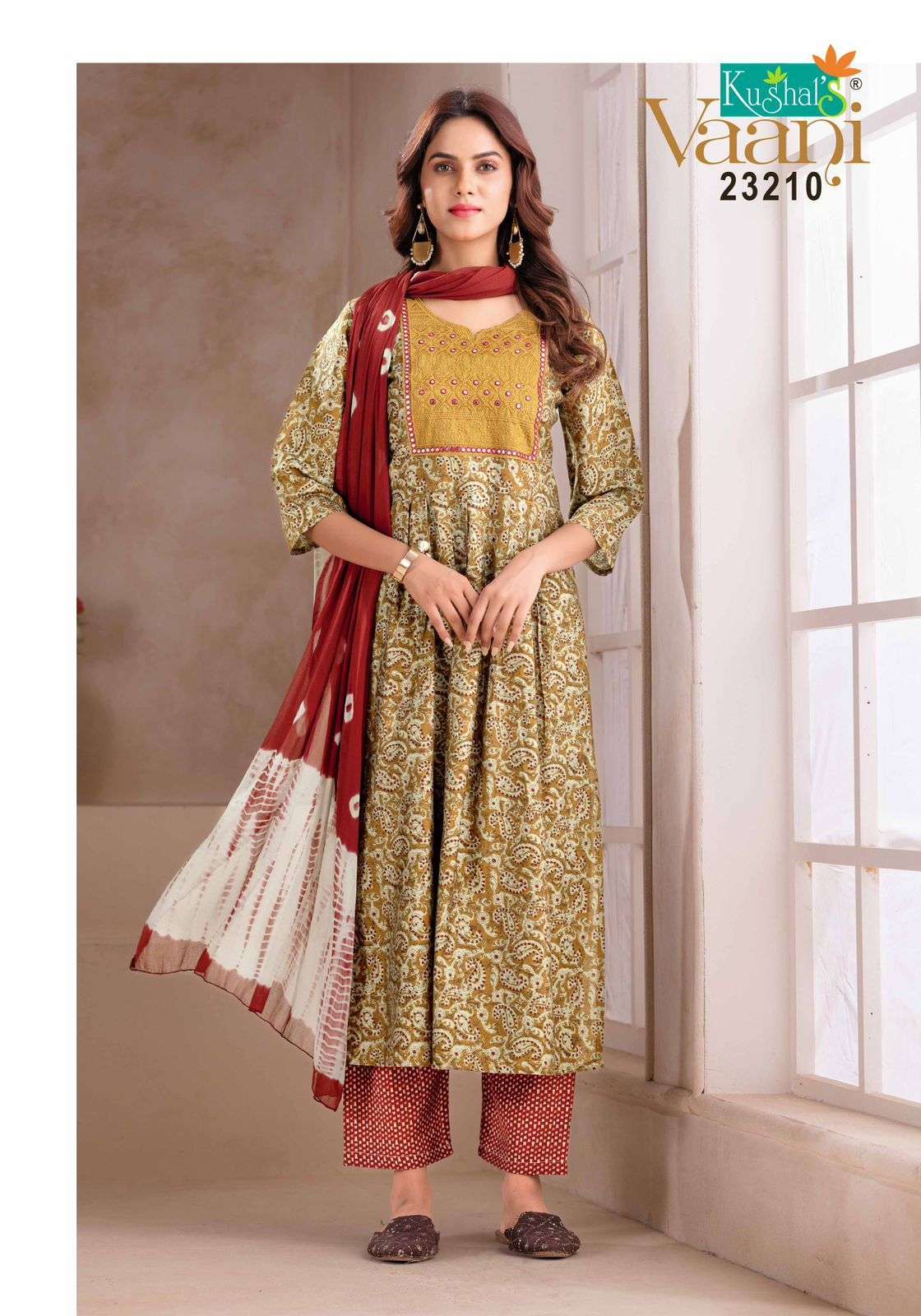 vaani by kushals stylish designer kurtis catalogue online supplier surat