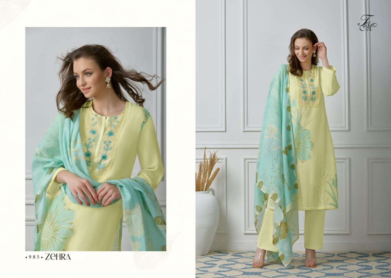 zehra by t&m exclusive designer salwar kameez catalogue online price surat