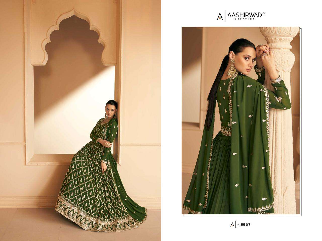 almora 9655 9658 series by aashirwad creation party designer dress catalogue wholesaler surat 1 2023 07 06 16 36 37