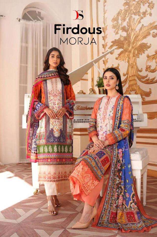 firdous morja 3311 3317 series by deepsy suits pure cotton