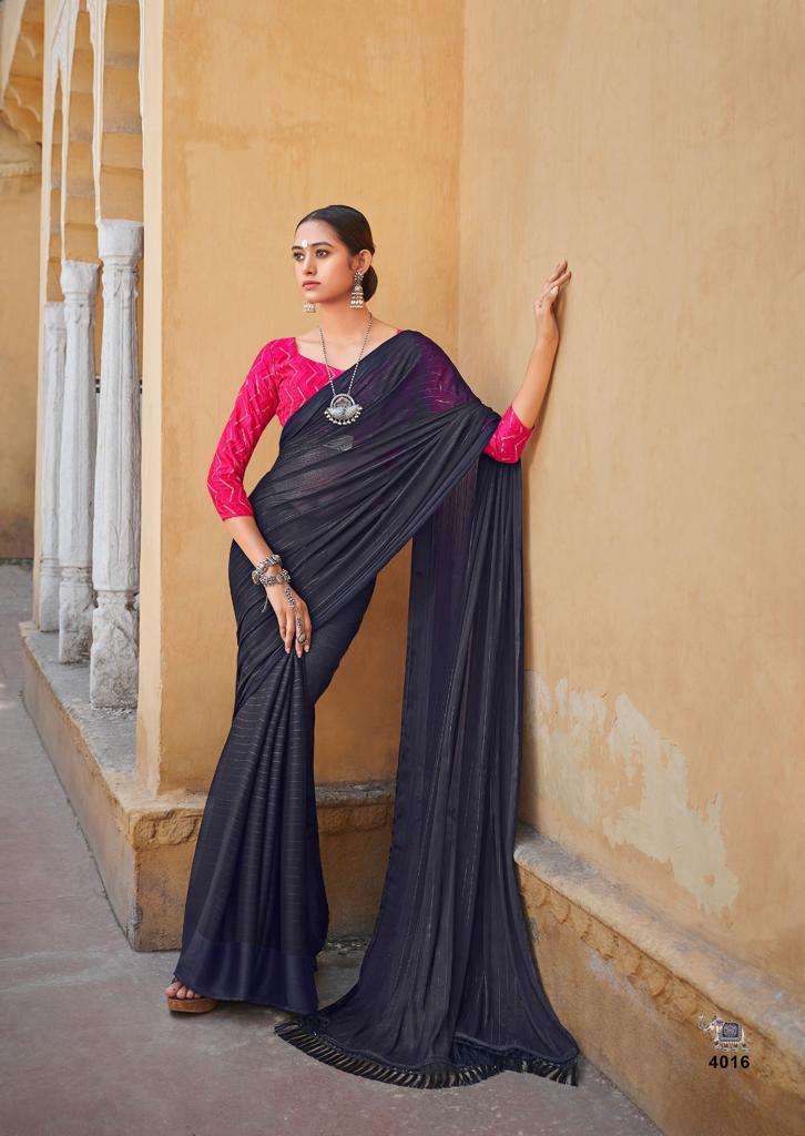 mirai vol-2 4011-4018 series by kashvi creation soft satin designer saree catalogue wholesale supplier surat