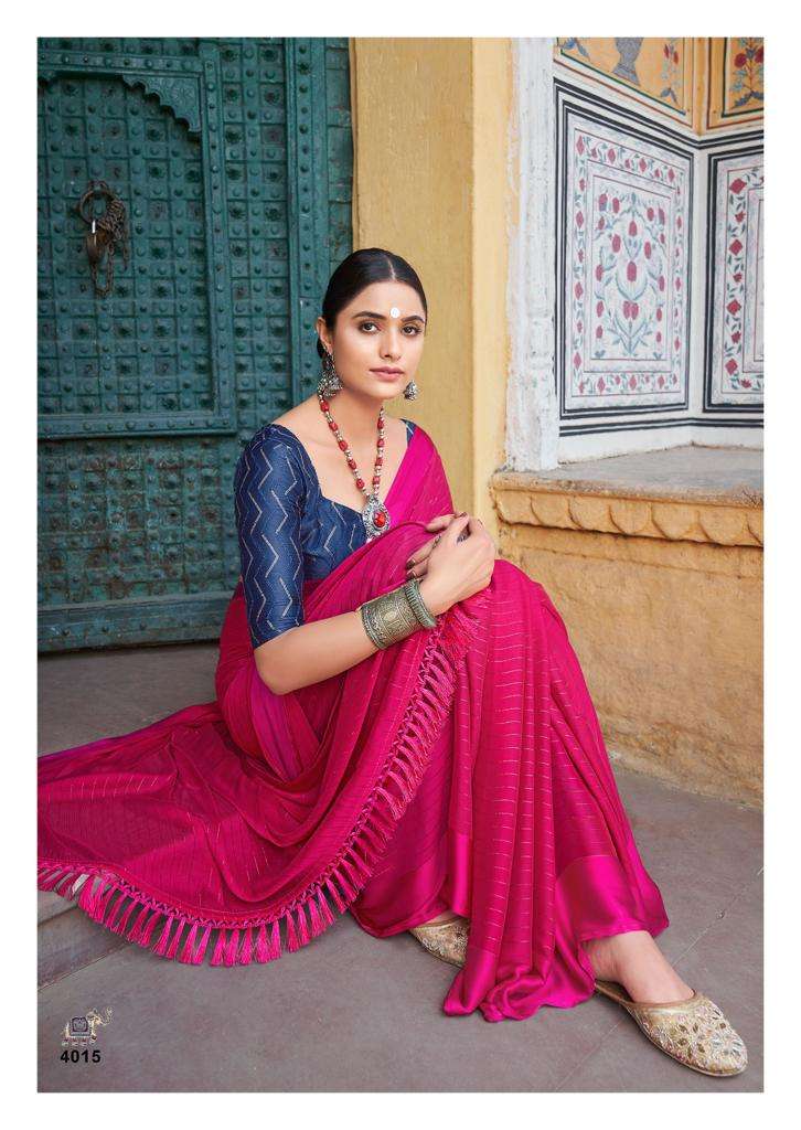 mirai vol-2 4011-4018 series by kashvi creation soft satin designer saree catalogue wholesale supplier surat