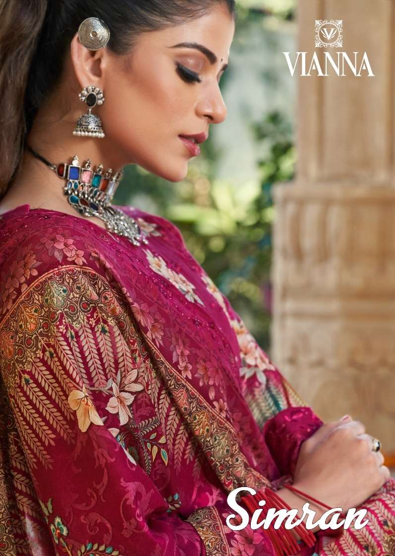 simran 3901-3906 series by vianna pure cotton designer salwar kameez catalogue wholesaler surat 