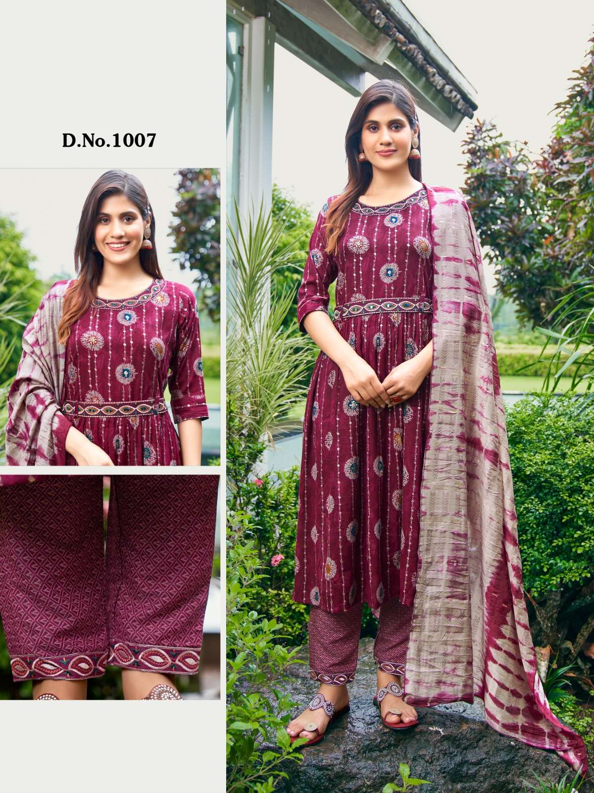 sofie naira 1001-1007 series by parra studio fancy designer kurtis catalogue combo set wholesale price surat