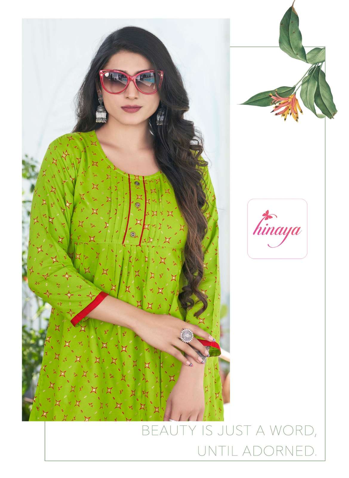 western for u vol-30 30001-30008 series by hinaya rayon designer short tops catalogue wholesaler surat