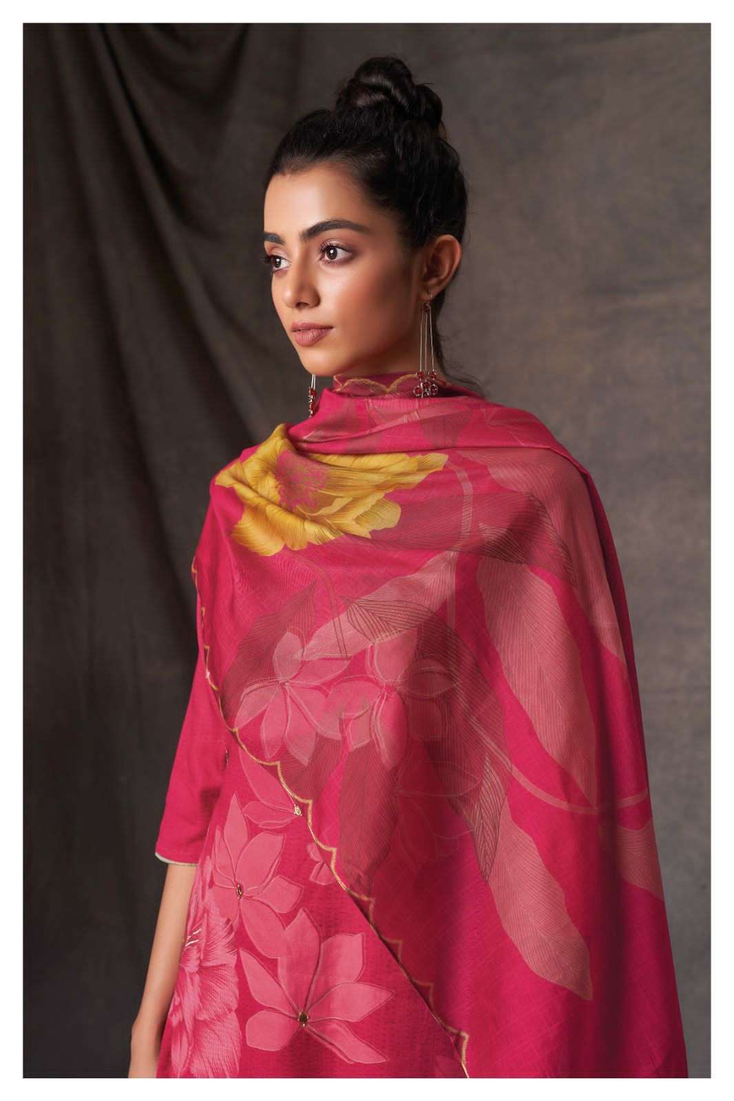 winnie 1831 series by ganga premium cotton silk top bottom with dupatta catalogue design 2023