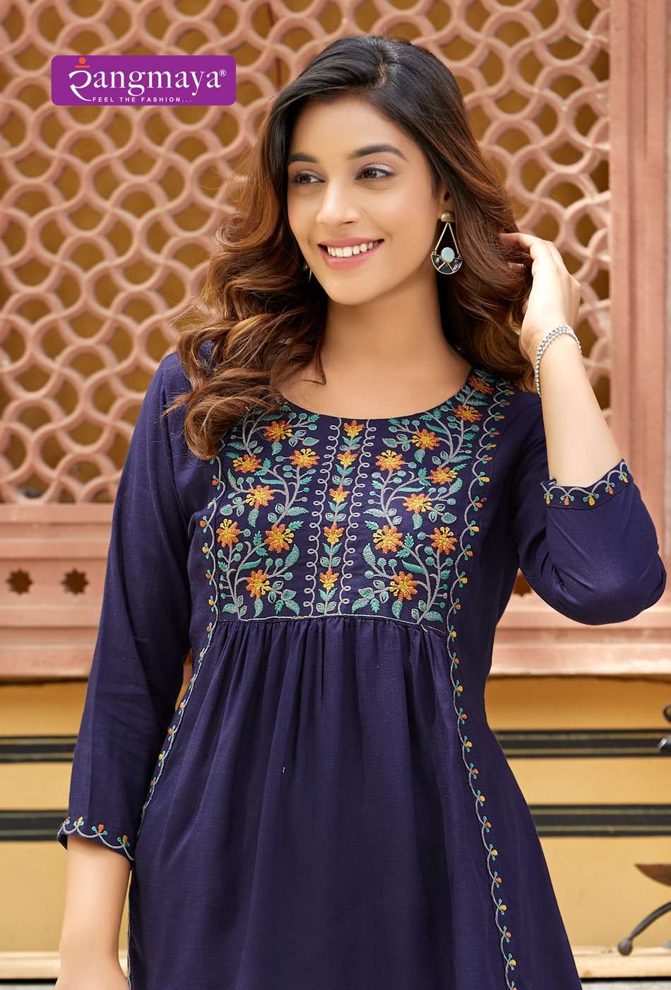Buy online Black South Cotton Kurti from Kurta Kurtis for Women by Ed for  ₹559 at 57% off | 2024 Limeroad.com