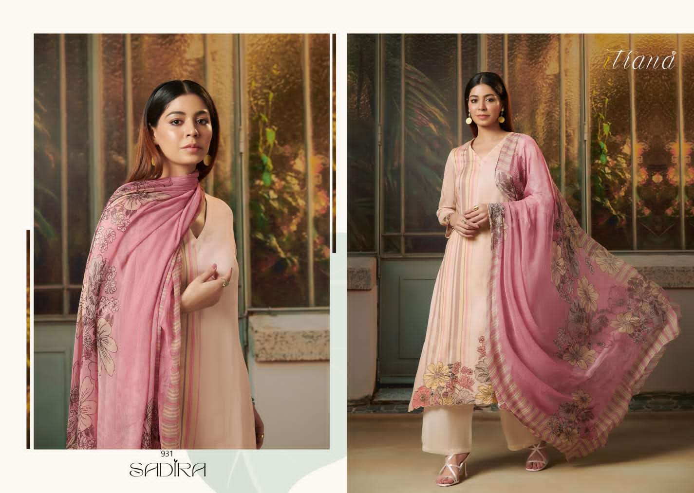 itrana sahiba sadira designer cotton satin digital printed suits wholesale price surat