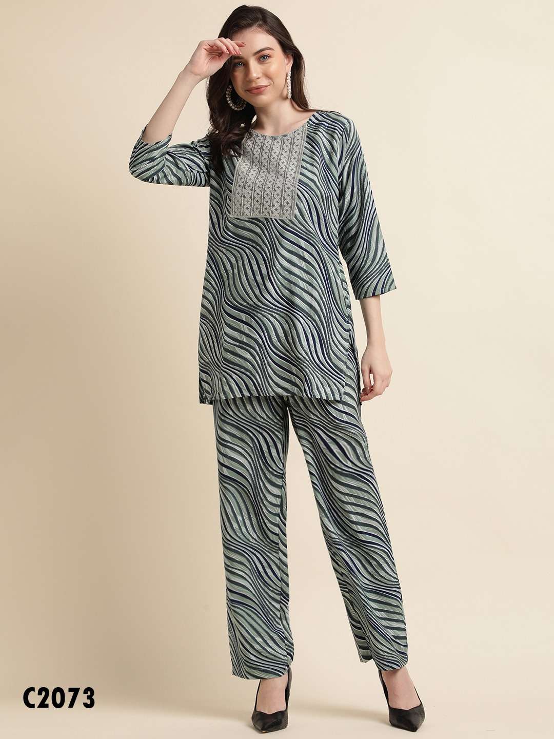 preeti vol-2 mahotsav 2073-2080 series designer wedding partywear cord set wholesaler surat gujarat