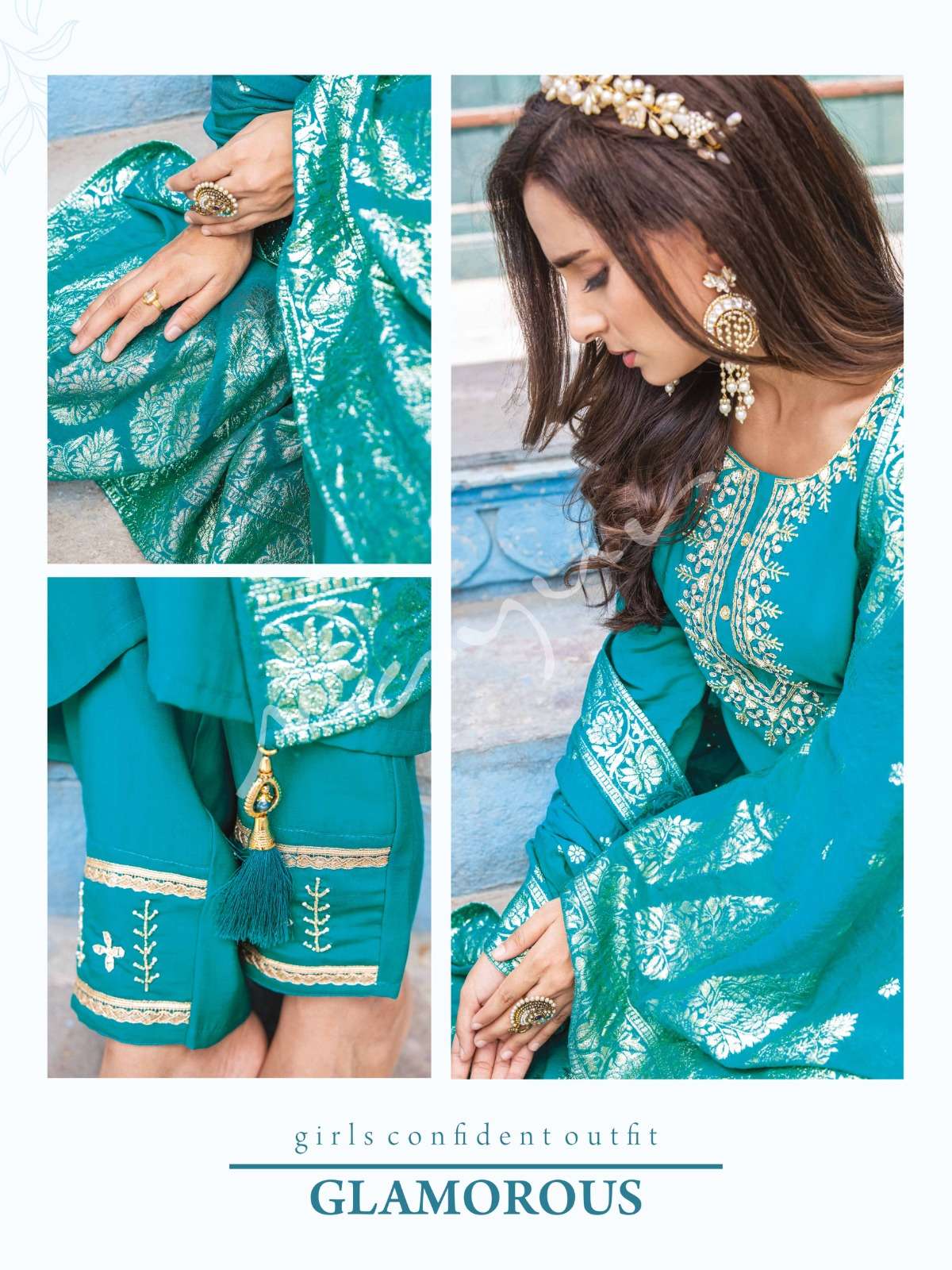 Sabhyata 3 Rayon Wholesale Embroidery Readymade Salwar Suits 6 Pieces  Catalog Catalog