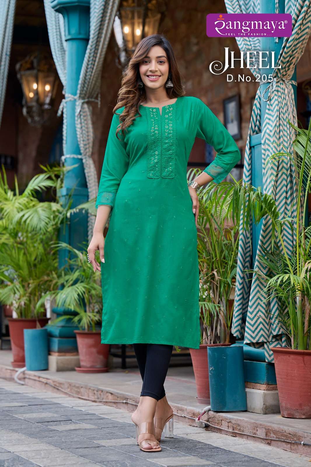 Beige and orangish brown multi color/beige and peacock green georgette  blended cotton kurti -W… | Beautiful dress designs, Silk kurti designs,  Dress design patterns